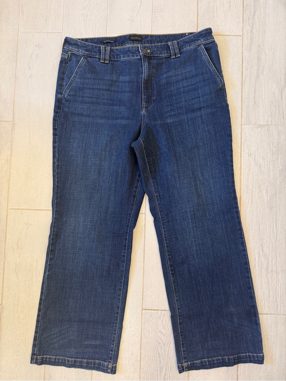 Talbots Trouser Jeans Indigo Straight-Leg Jeans
